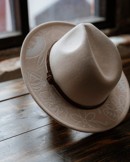 Floral Fedora