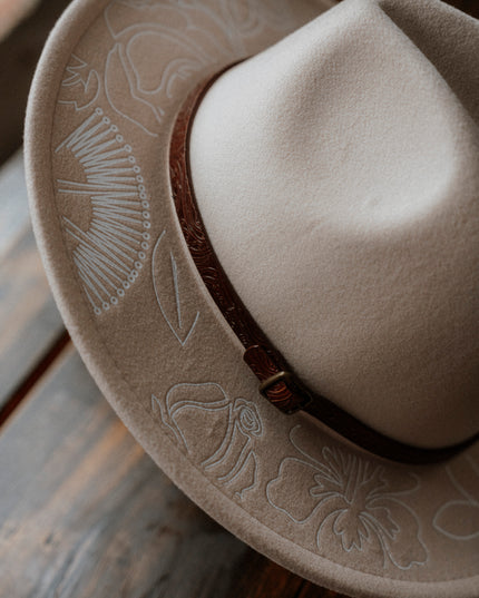 Floral Fedora