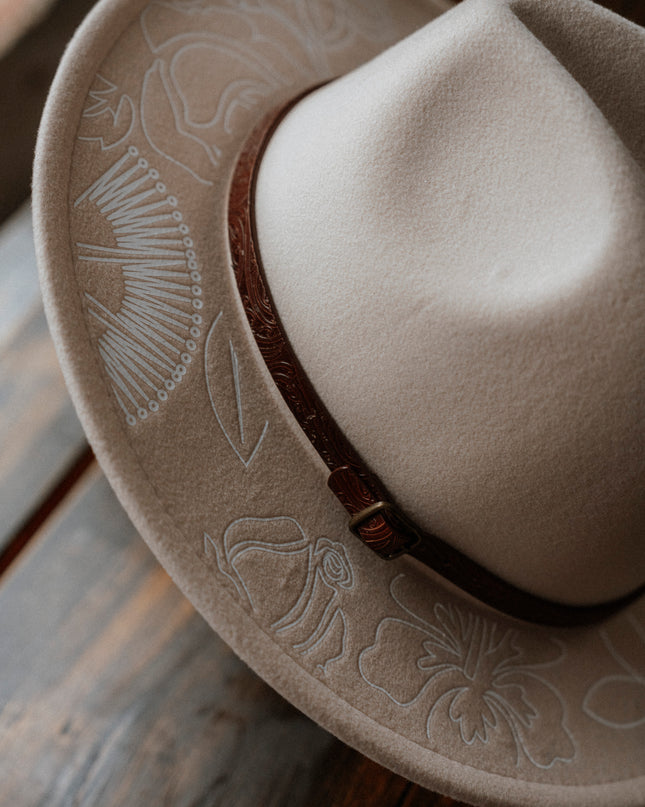 Floral Fedora