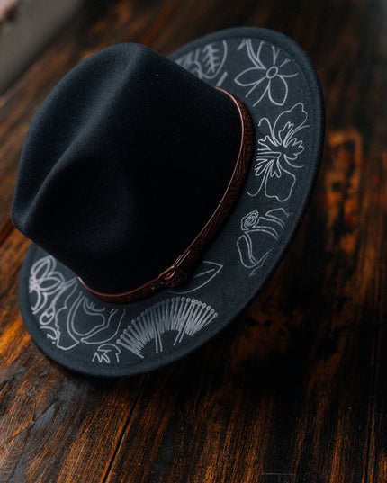 Floral Fedora