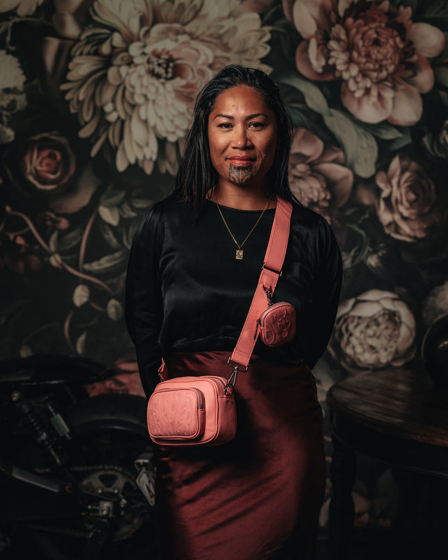 Compact Leather Shoulder Bag