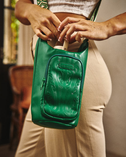 Green Water Bottle Holder