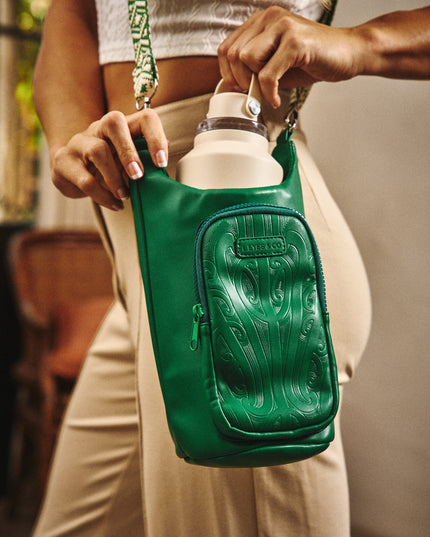 Green Water Bottle Holder
