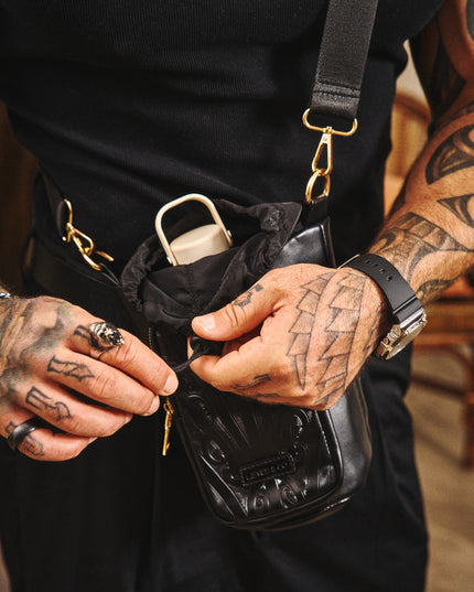 Black Water Bottle Holder