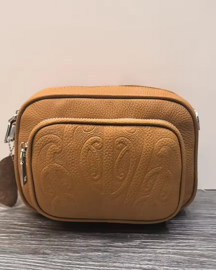 Compact Leather Shoulder Bag