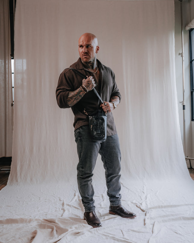 Black Water Bottle Holder